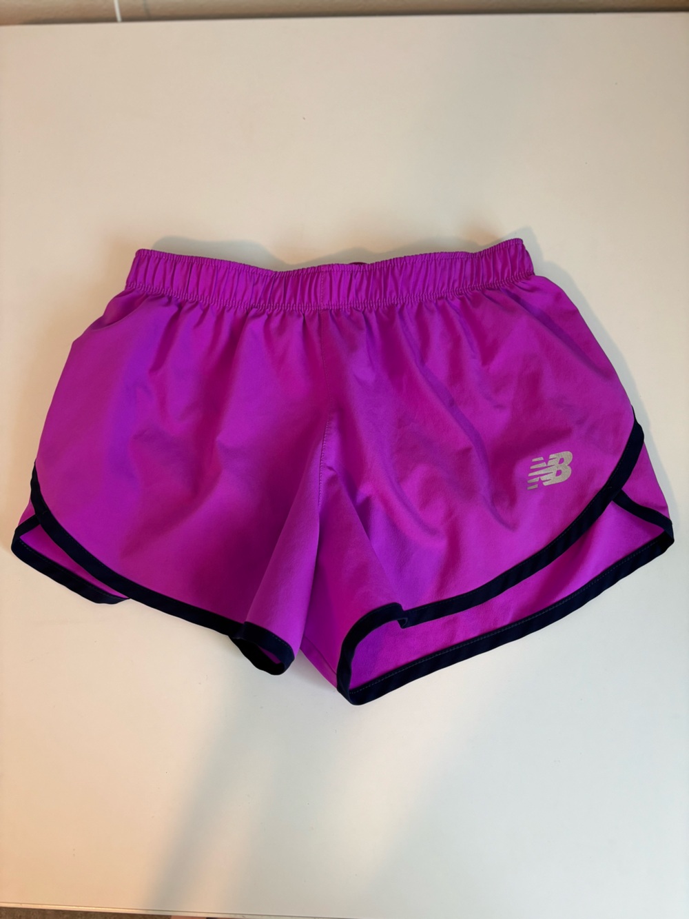 New Balance Active Running Shorts Fuchsia Black Accent Small Gym Lightweight